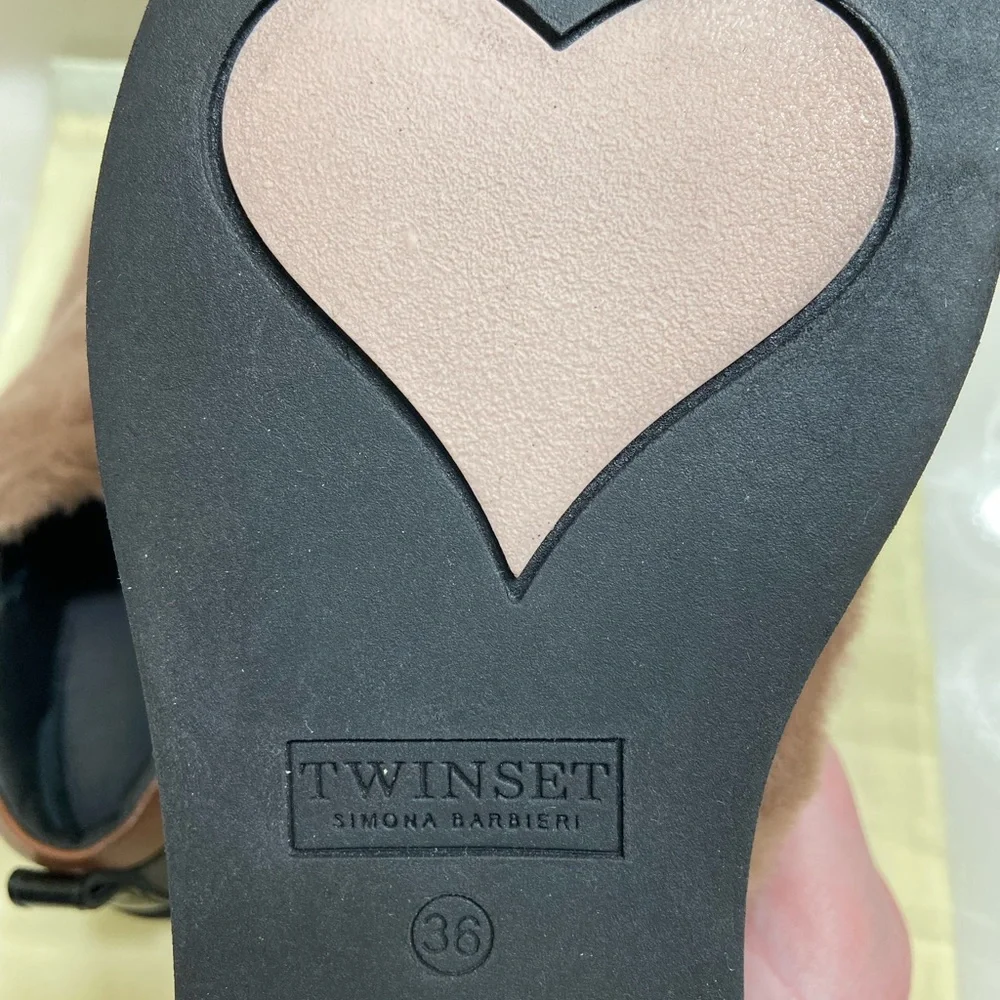 Twinset 🇮🇹 slip on shoes, platform, size 6